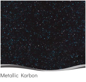Metallic Karbon pool colour finish