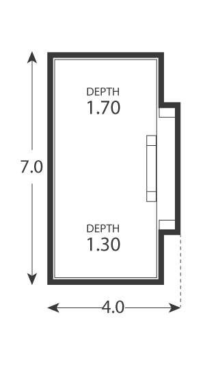 Heritage pool dimension diagram
